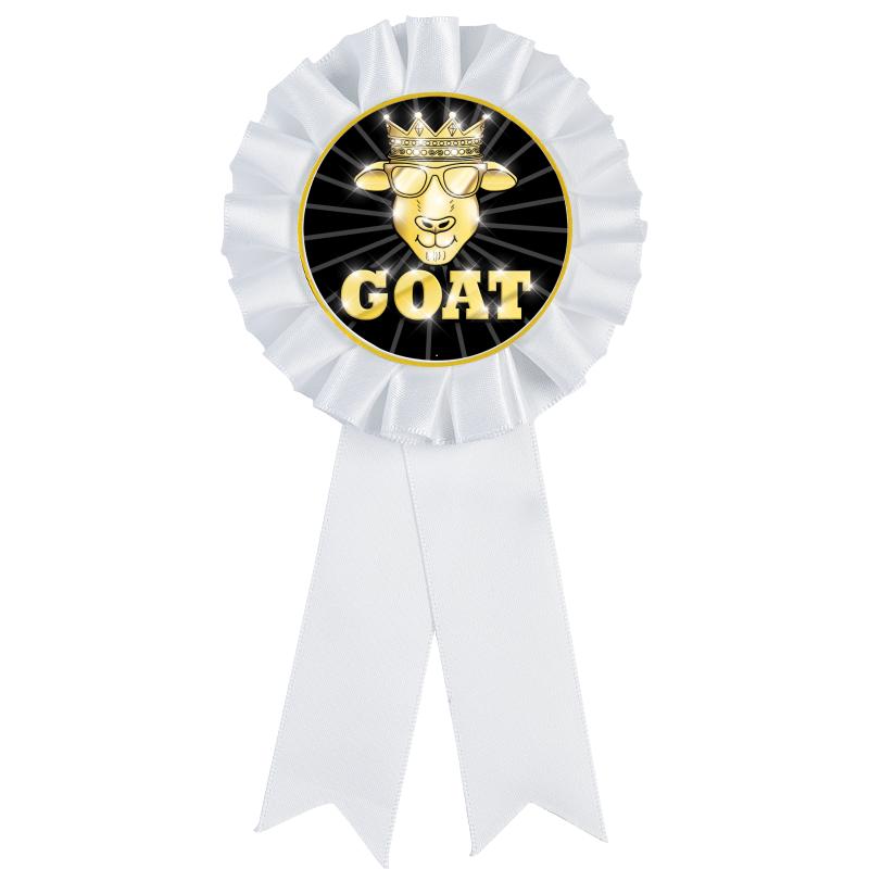 WHITE MYLAR ROSETTES