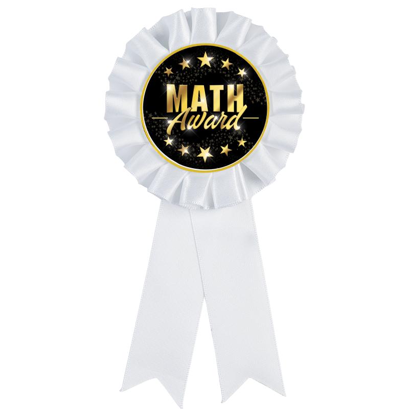 WHITE MYLAR ROSETTES