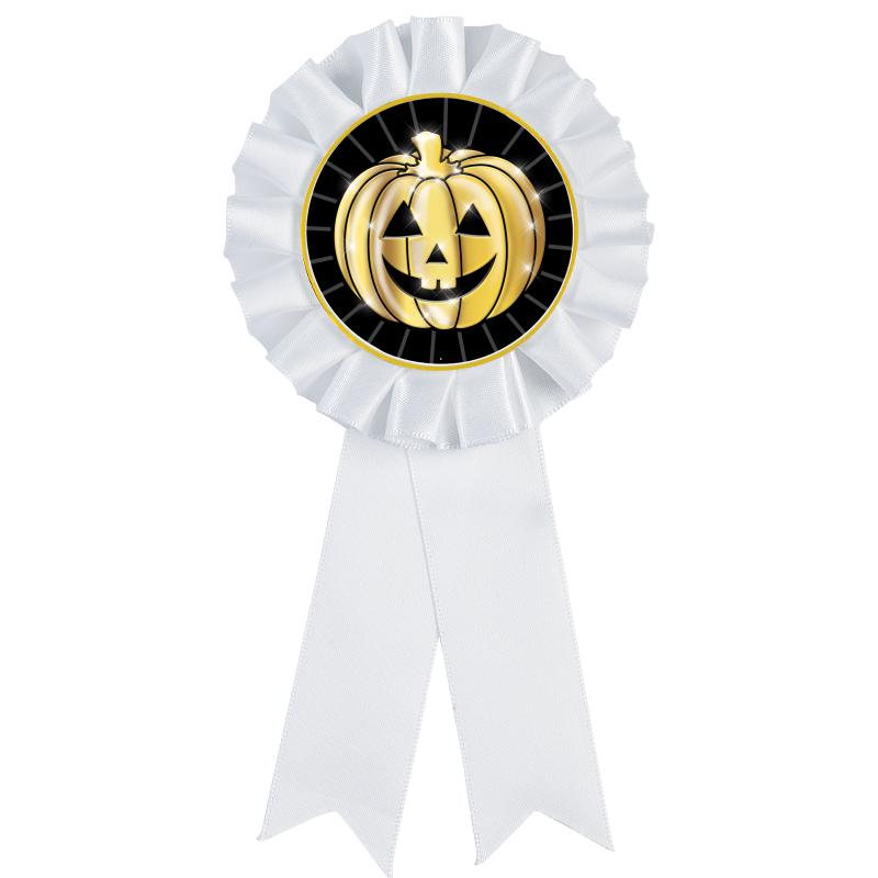 WHITE MYLAR ROSETTES