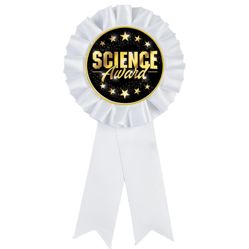 WHITE MYLAR ROSETTES