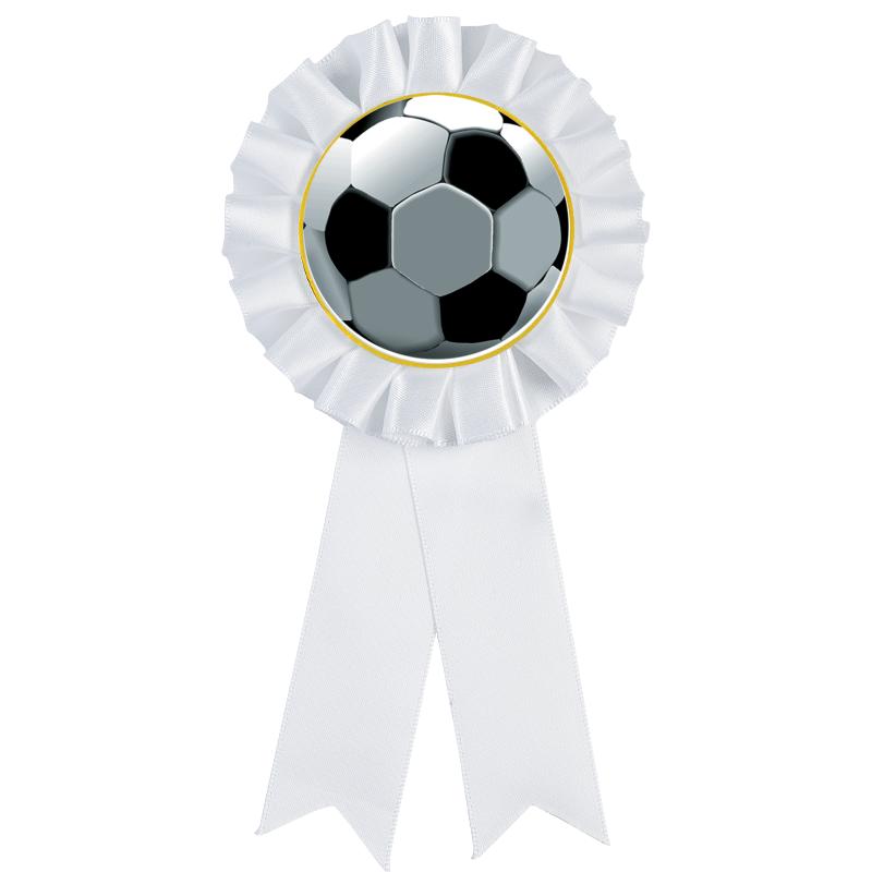 WHITE MYLAR ROSETTES
