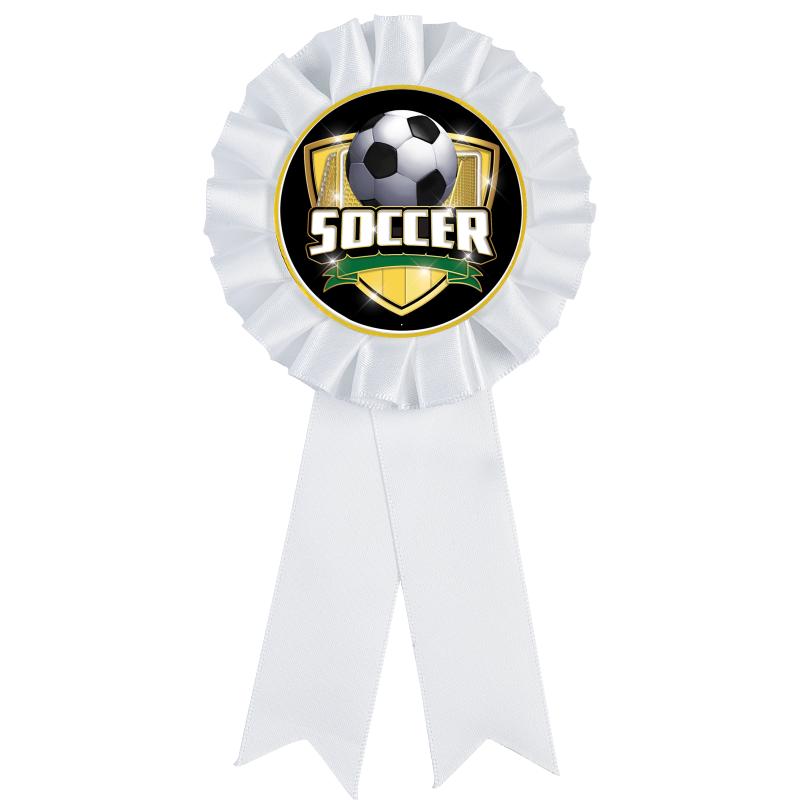 WHITE MYLAR ROSETTES