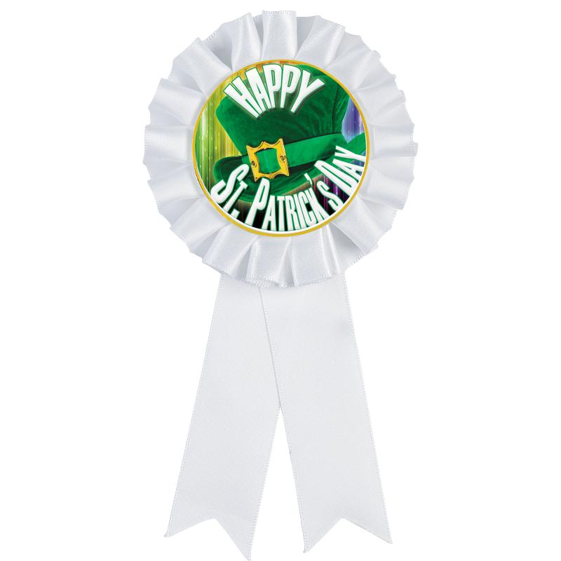 WHITE MYLAR ROSETTES