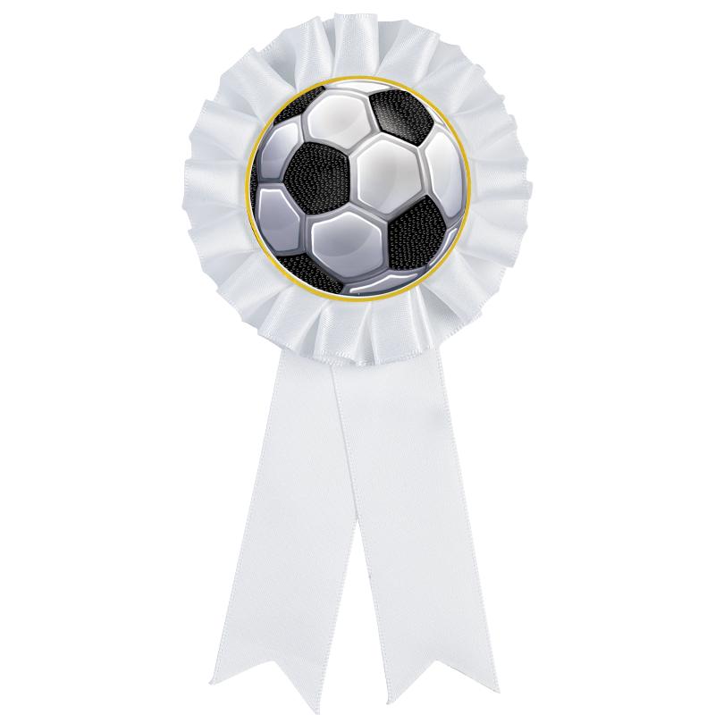 WHITE MYLAR ROSETTES