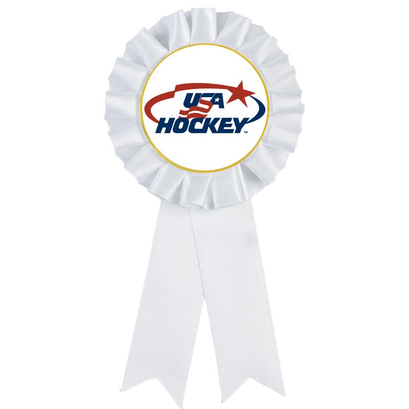 WHITE MYLAR ROSETTES