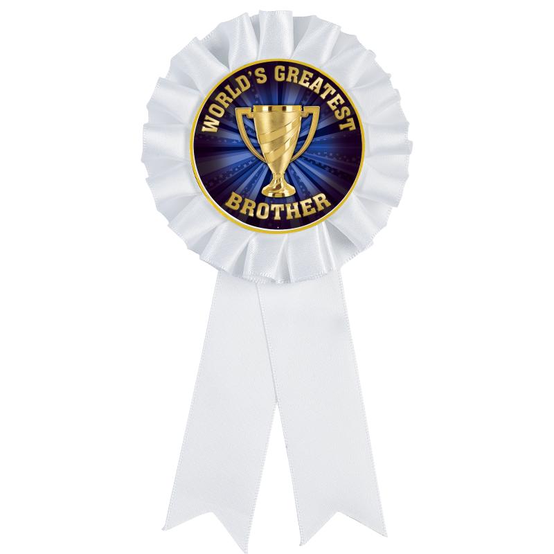 WHITE MYLAR ROSETTES
