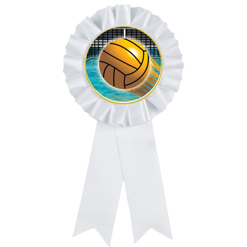 WHITE MYLAR ROSETTES