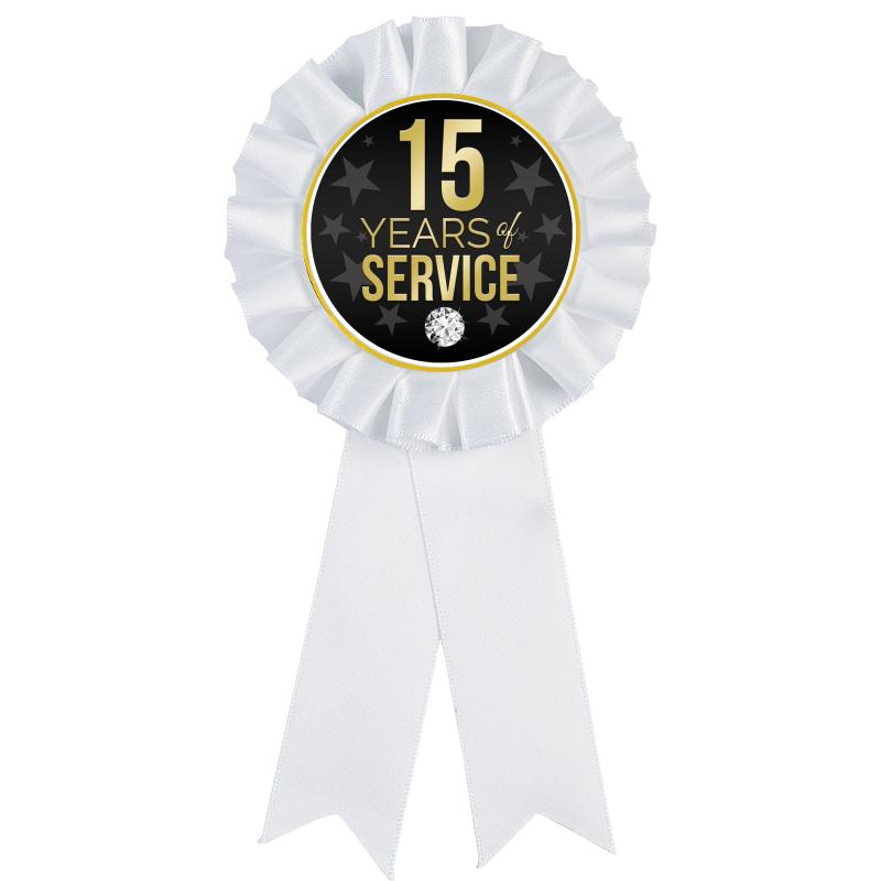 WHITE MYLAR ROSETTES