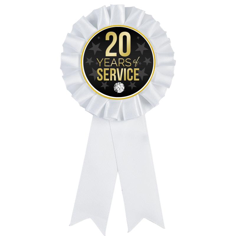 WHITE MYLAR ROSETTES