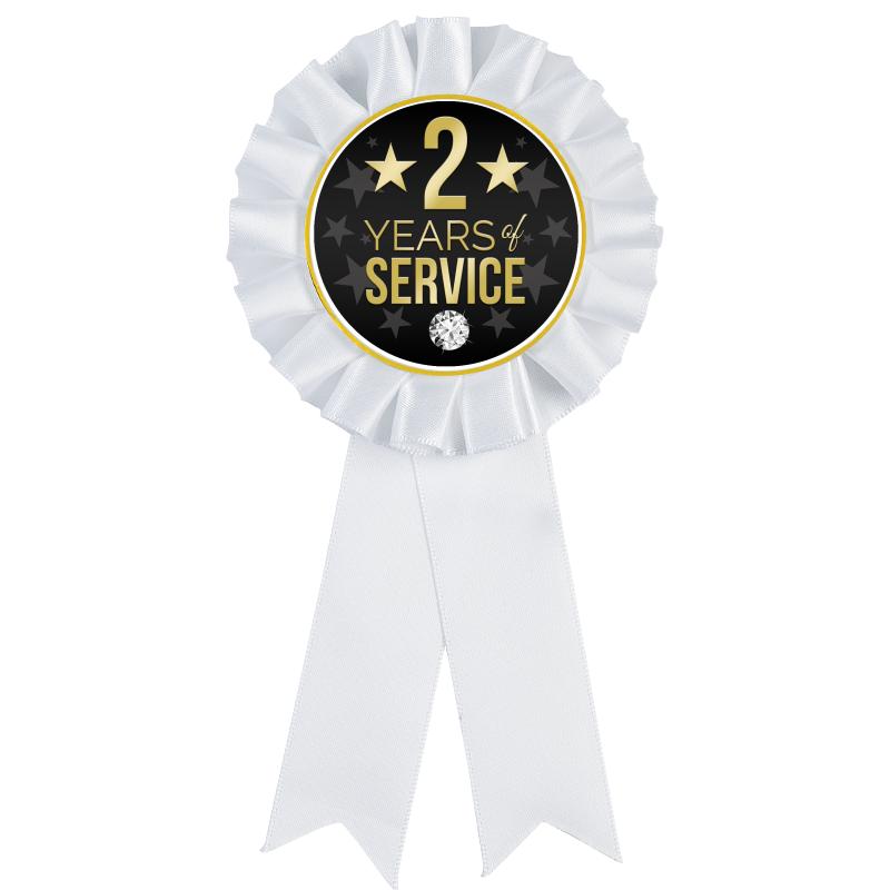 WHITE MYLAR ROSETTES