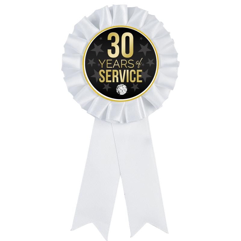 WHITE MYLAR ROSETTES