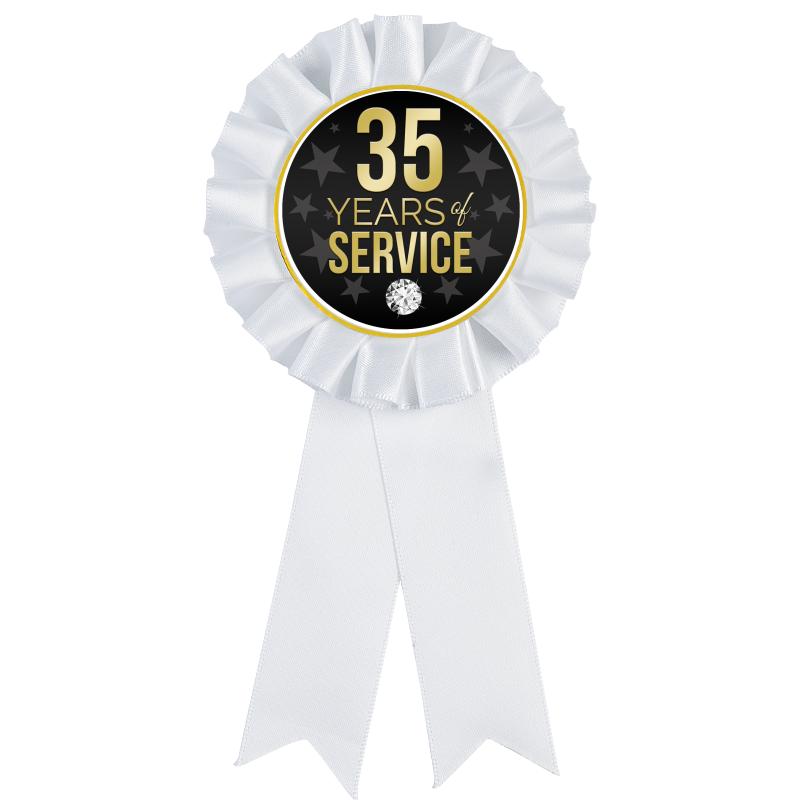 WHITE MYLAR ROSETTES