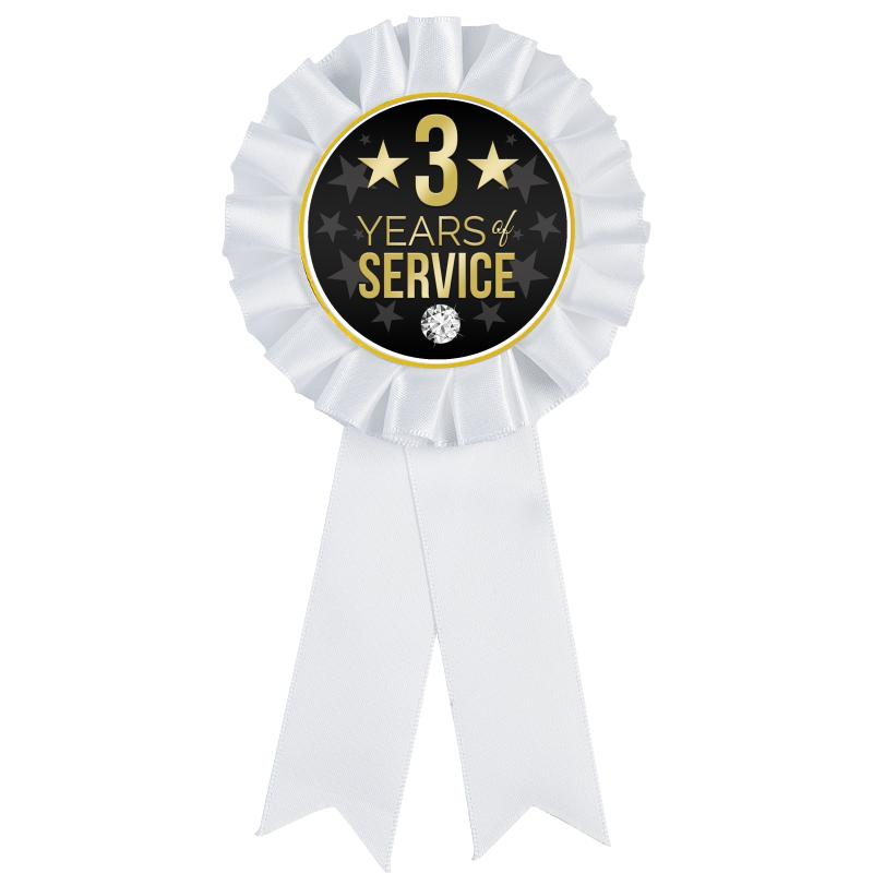 WHITE MYLAR ROSETTES