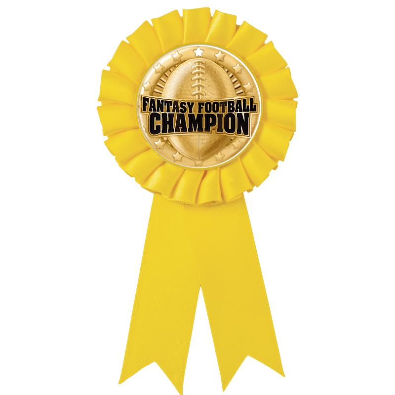 YELLOW MYLAR ROSETTES