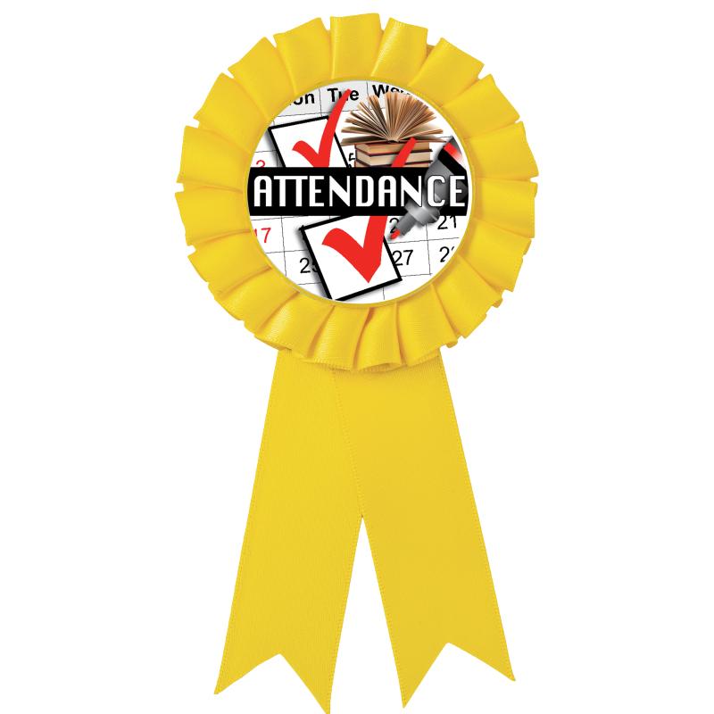 YELLOW MYLAR ROSETTES