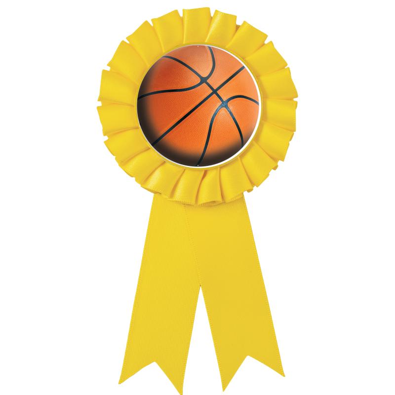 YELLOW MYLAR ROSETTES