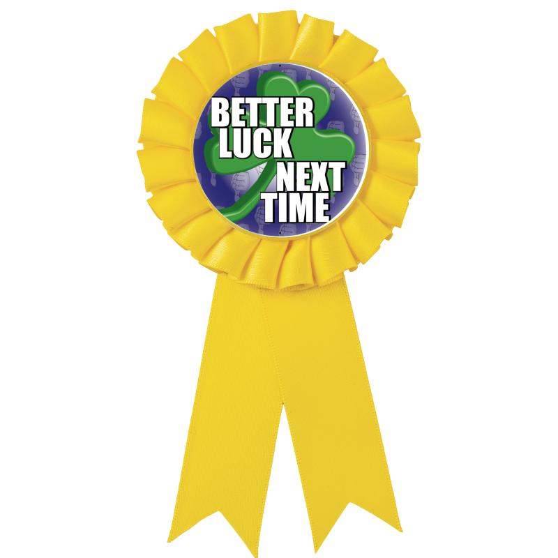 YELLOW MYLAR ROSETTES