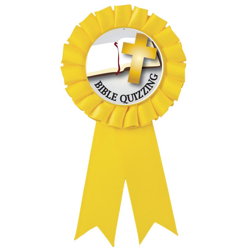 YELLOW MYLAR ROSETTES