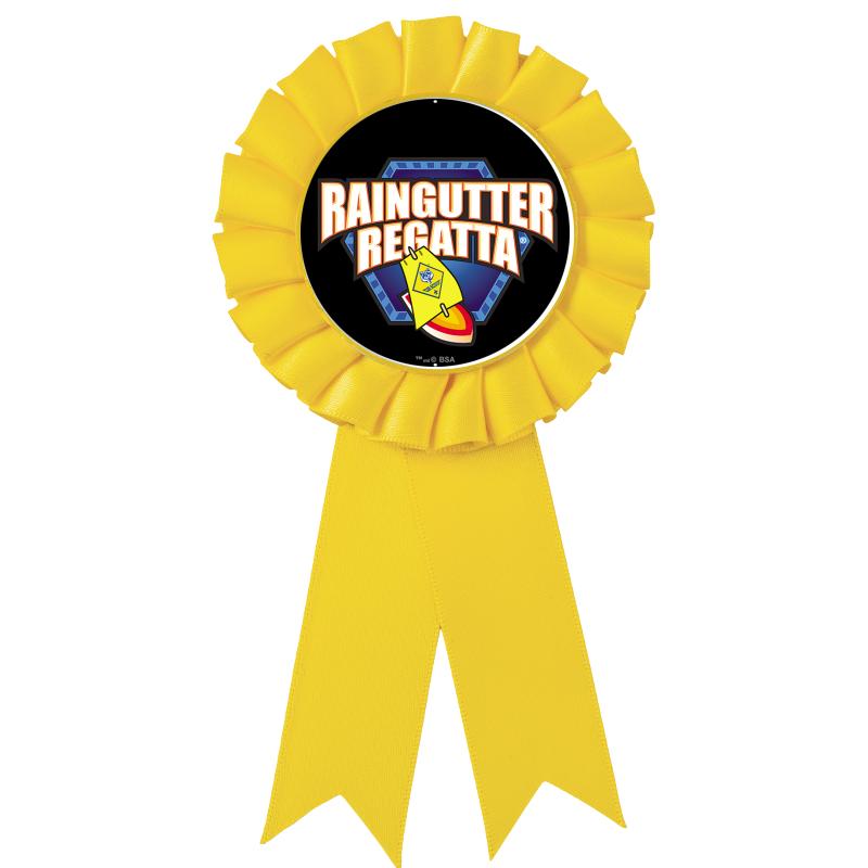 YELLOW MYLAR ROSETTES