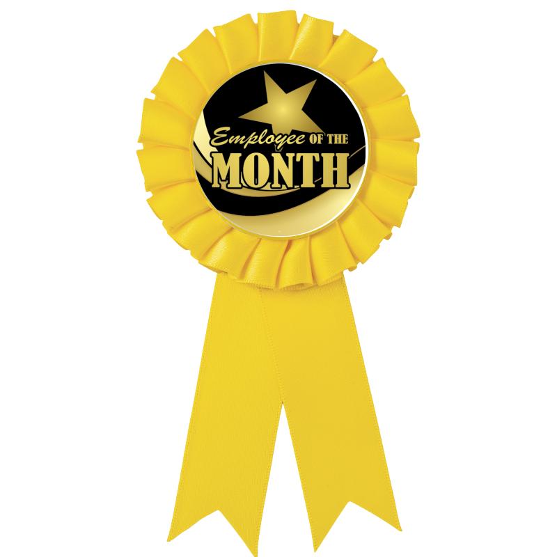 YELLOW MYLAR ROSETTES