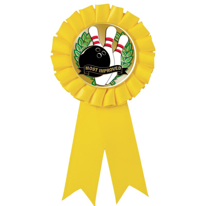 YELLOW MYLAR ROSETTES