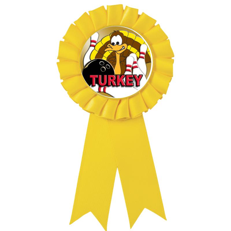 YELLOW MYLAR ROSETTES