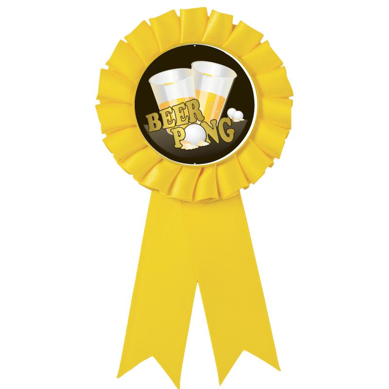 YELLOW MYLAR ROSETTES