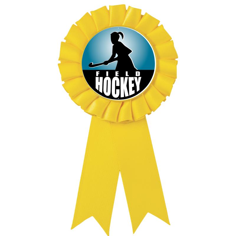 YELLOW MYLAR ROSETTES