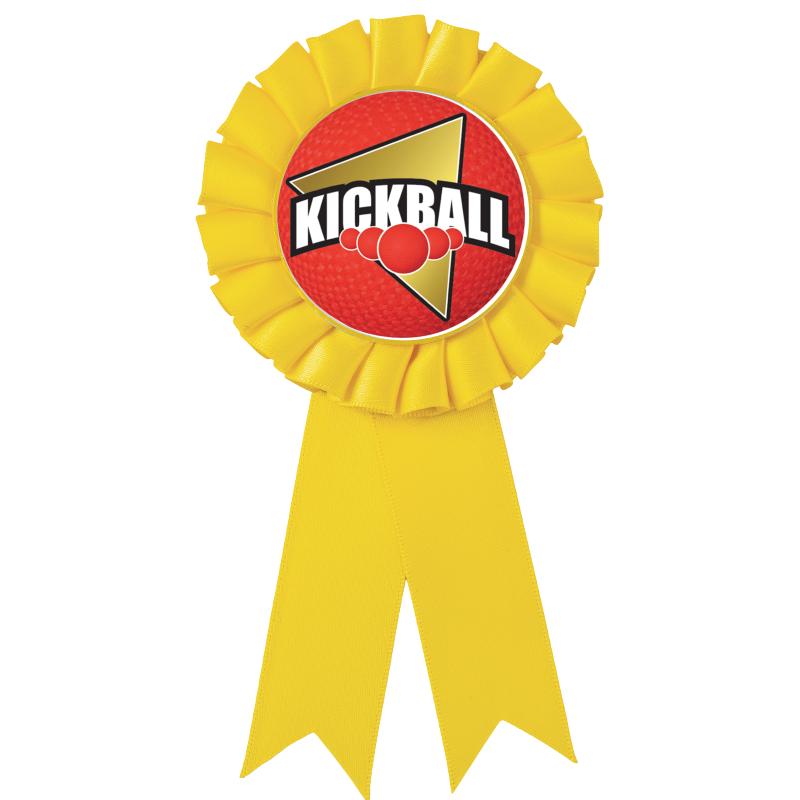 YELLOW MYLAR ROSETTES