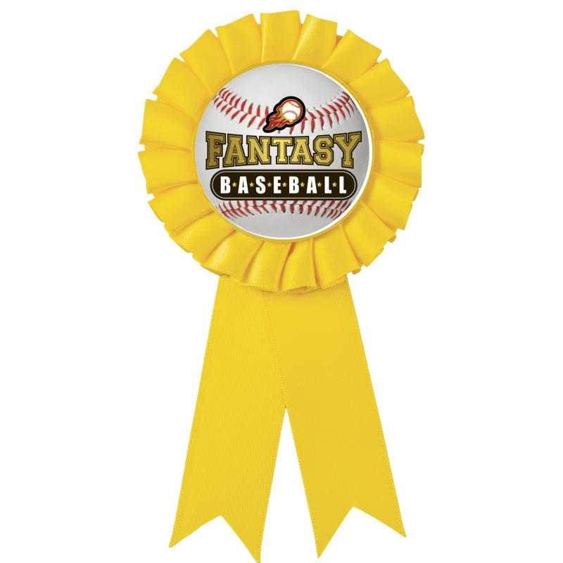 YELLOW MYLAR ROSETTES