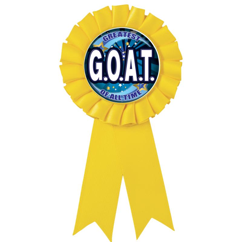 YELLOW MYLAR ROSETTES