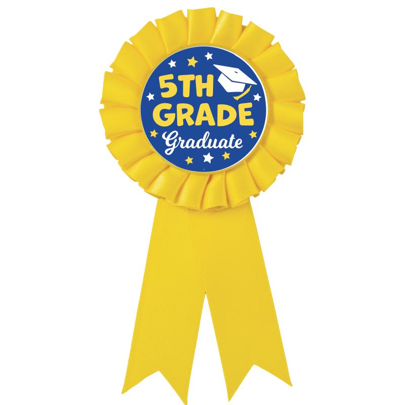 YELLOW MYLAR ROSETTES