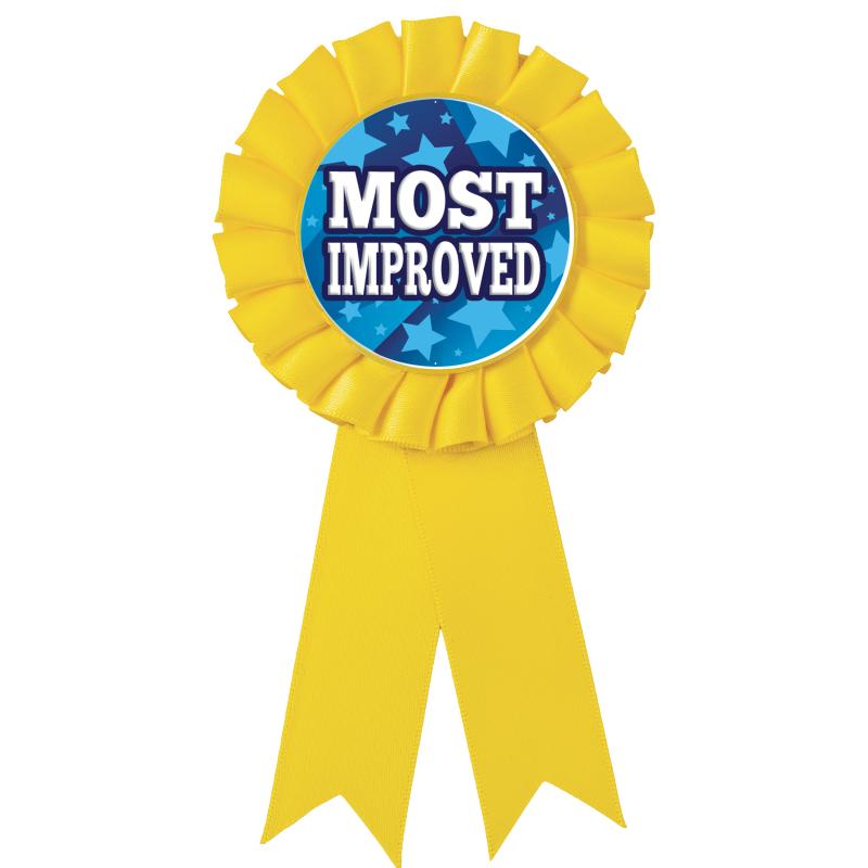 YELLOW MYLAR ROSETTES