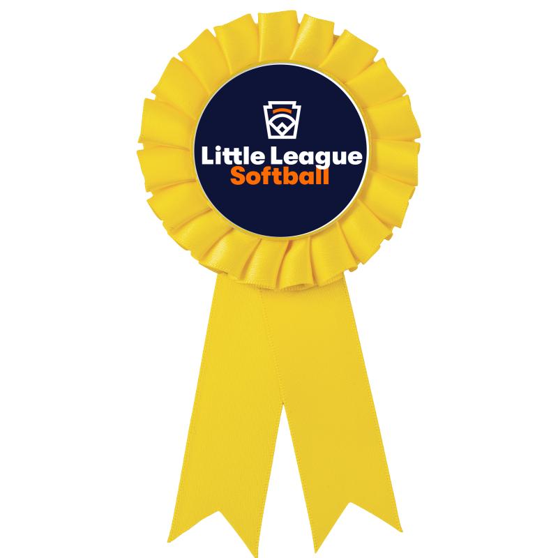 YELLOW MYLAR ROSETTES