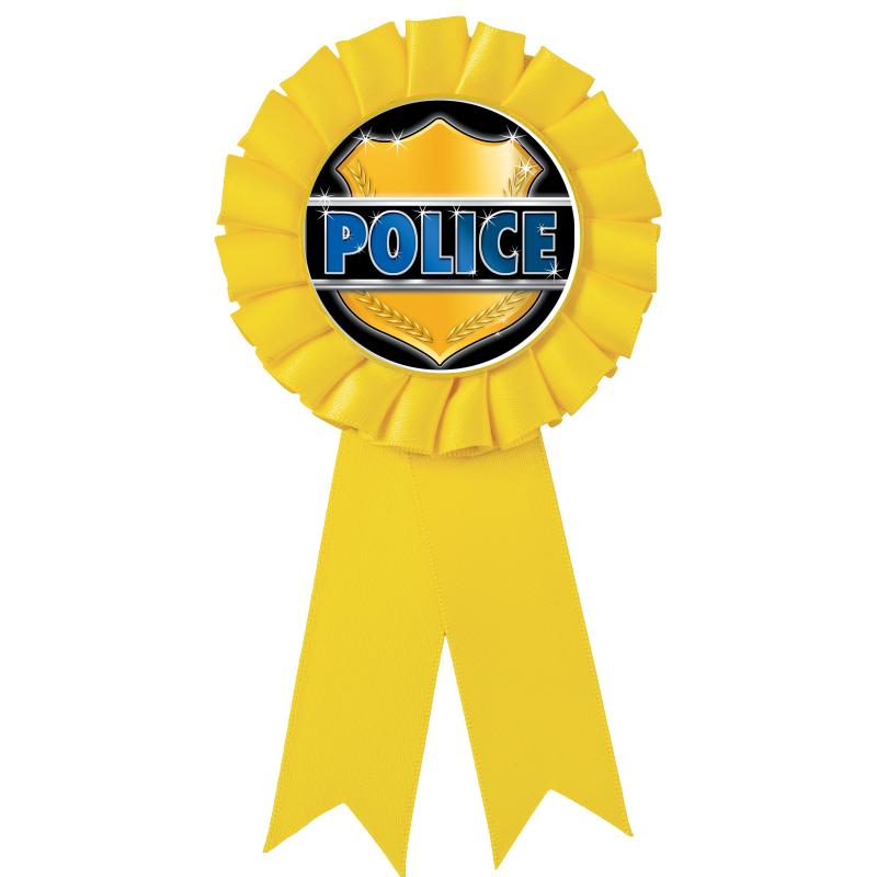 YELLOW MYLAR ROSETTES