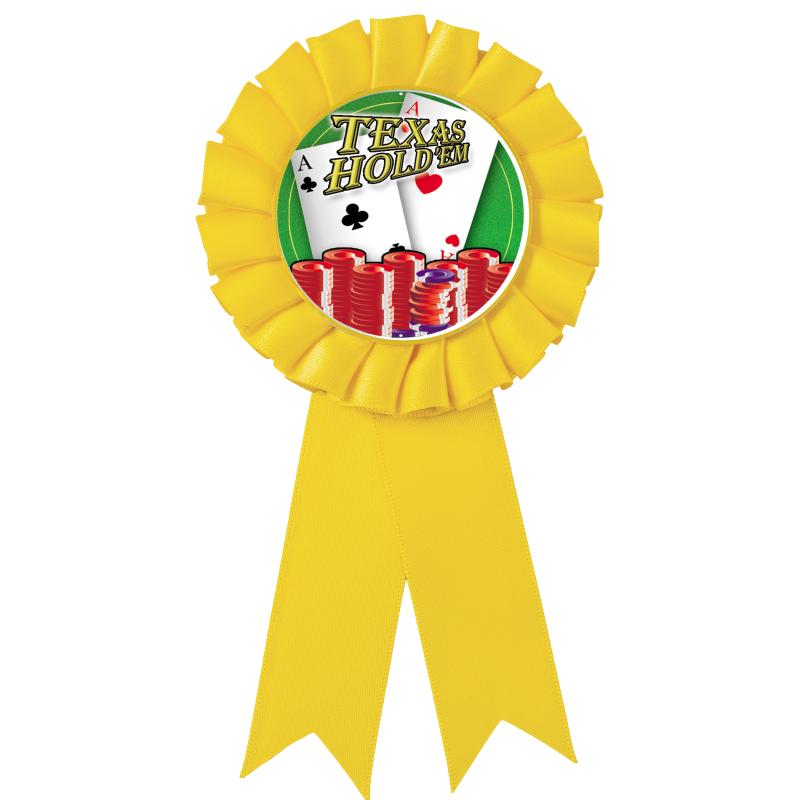 YELLOW MYLAR ROSETTES