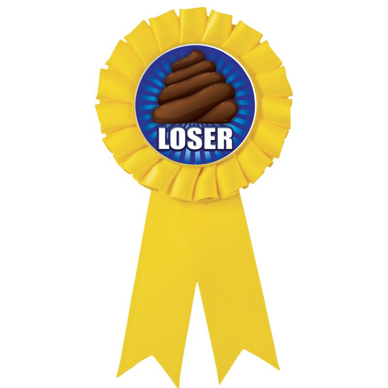 YELLOW MYLAR ROSETTES