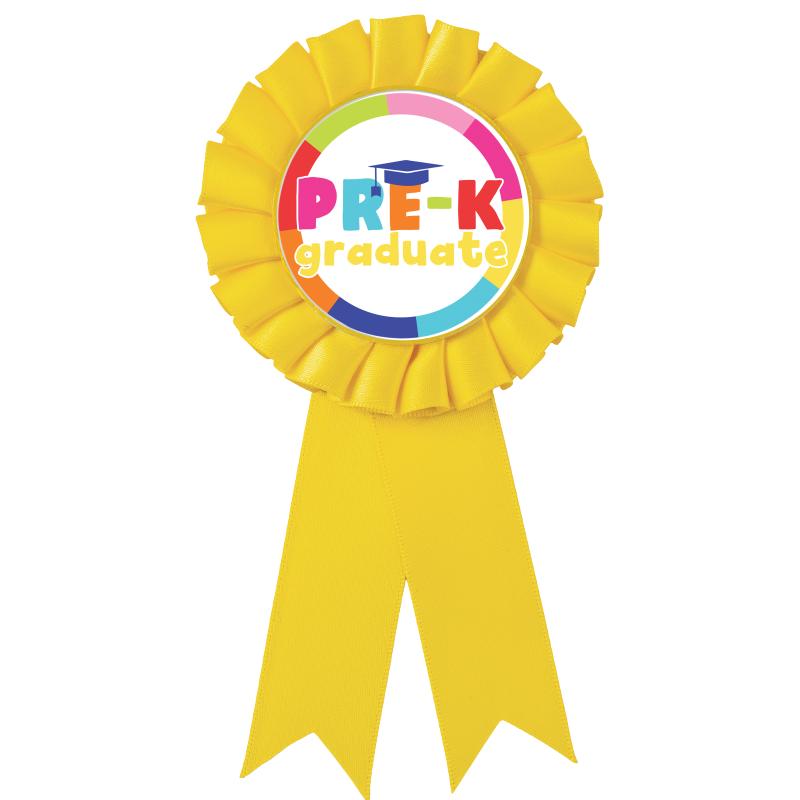 YELLOW MYLAR ROSETTES