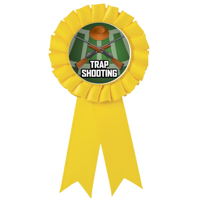 YELLOW MYLAR ROSETTES