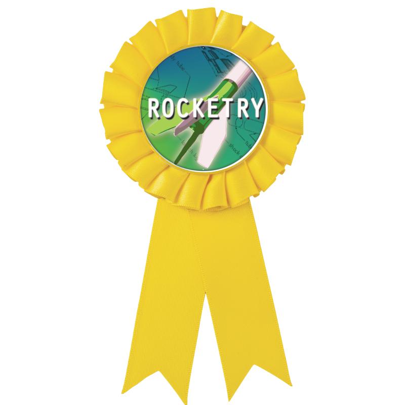 YELLOW MYLAR ROSETTES