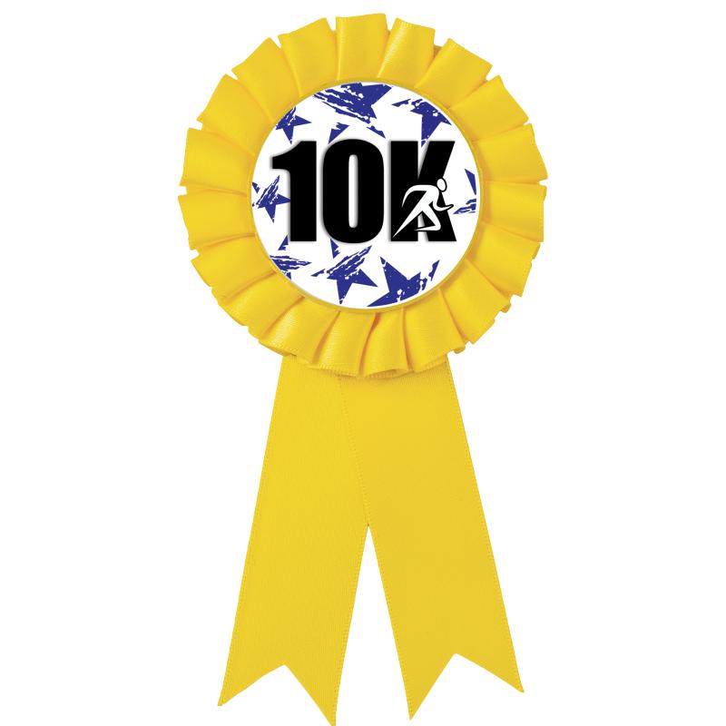 YELLOW MYLAR ROSETTES