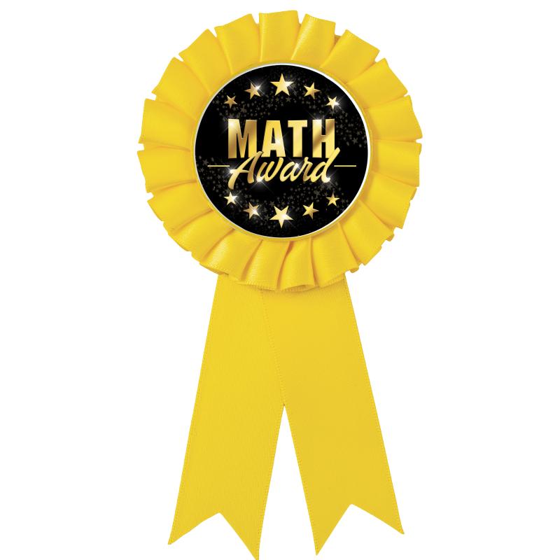 YELLOW MYLAR ROSETTES