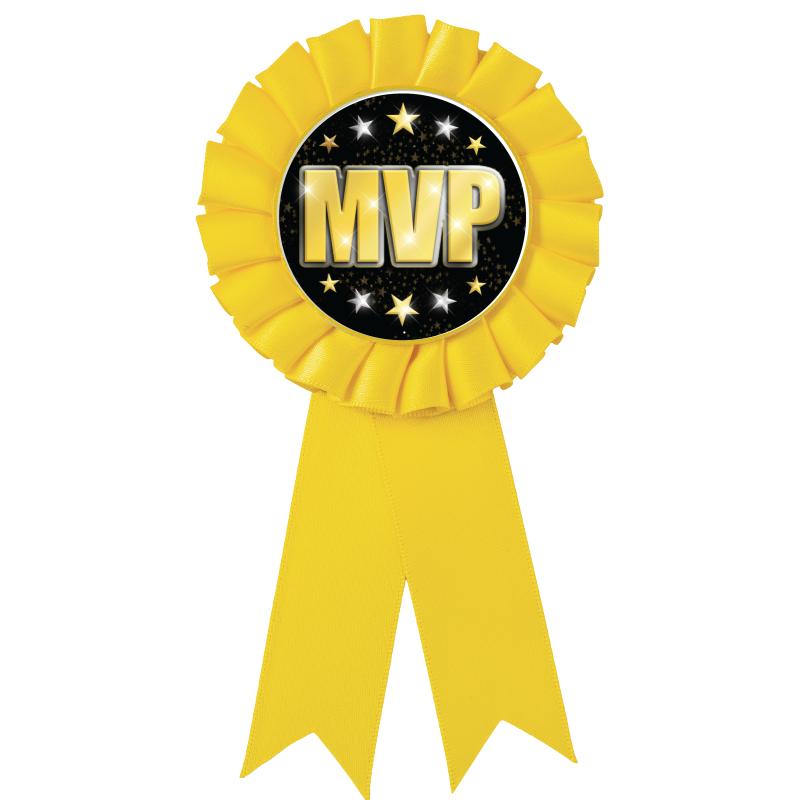 YELLOW MYLAR ROSETTES