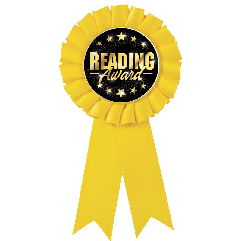 YELLOW MYLAR ROSETTES