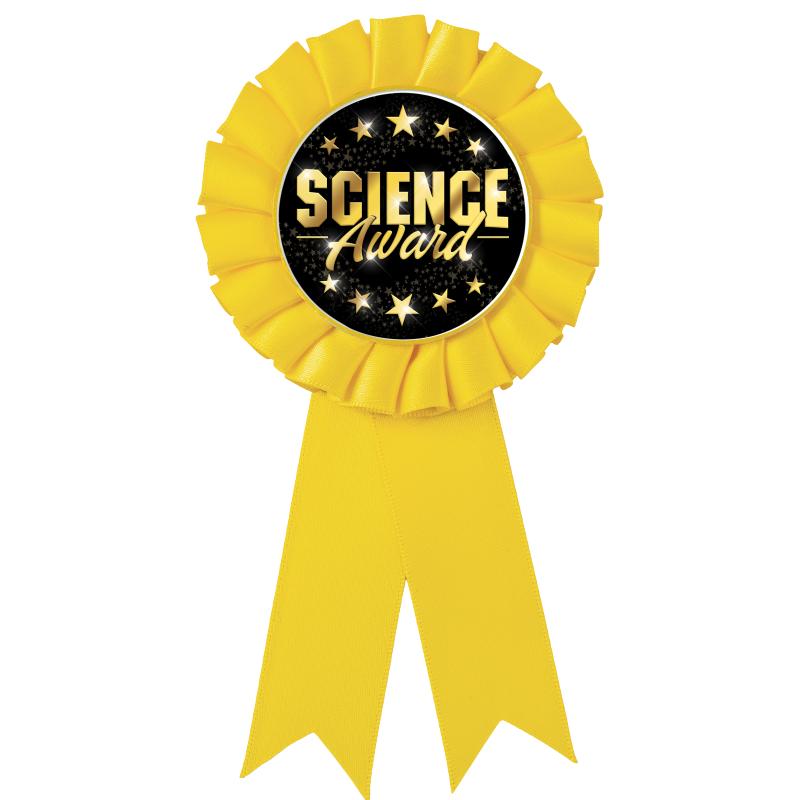 YELLOW MYLAR ROSETTES