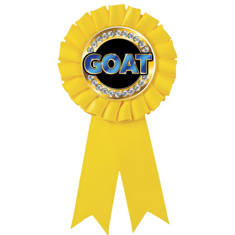 YELLOW MYLAR ROSETTES