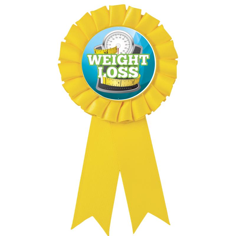 YELLOW MYLAR ROSETTES