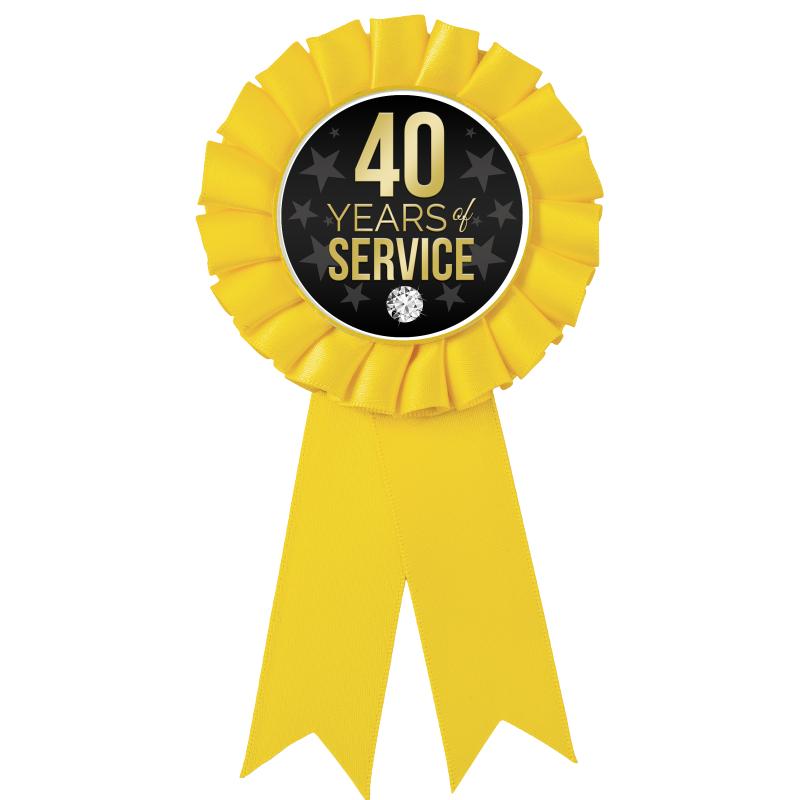 YELLOW MYLAR ROSETTES