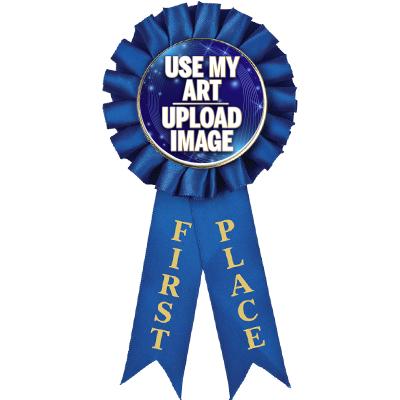 1ST PLACE MYLAR ROSETTES