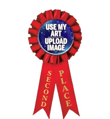 2ND Place Rosette Ribbon